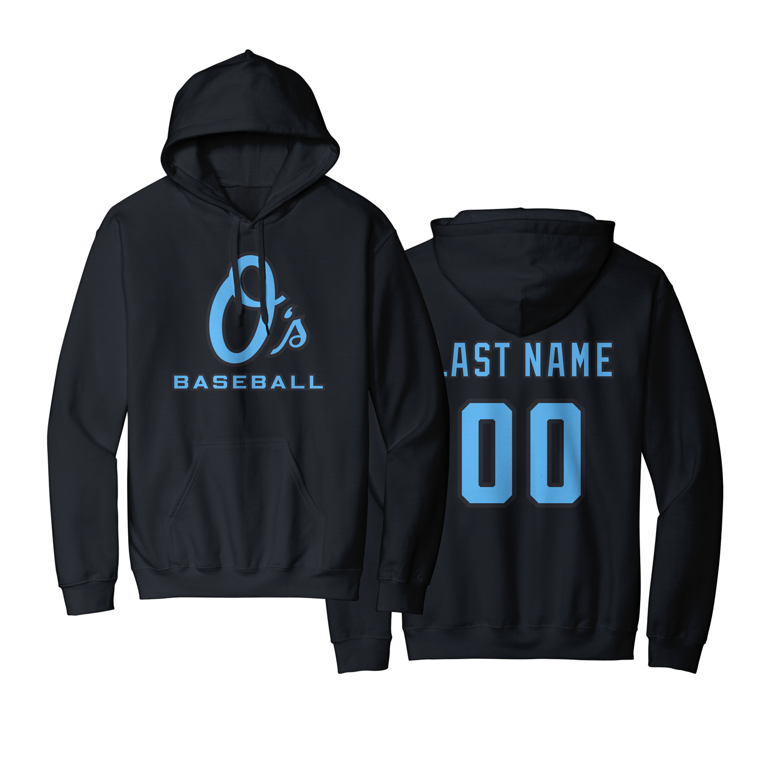 O's Baseball Fan Hoodie