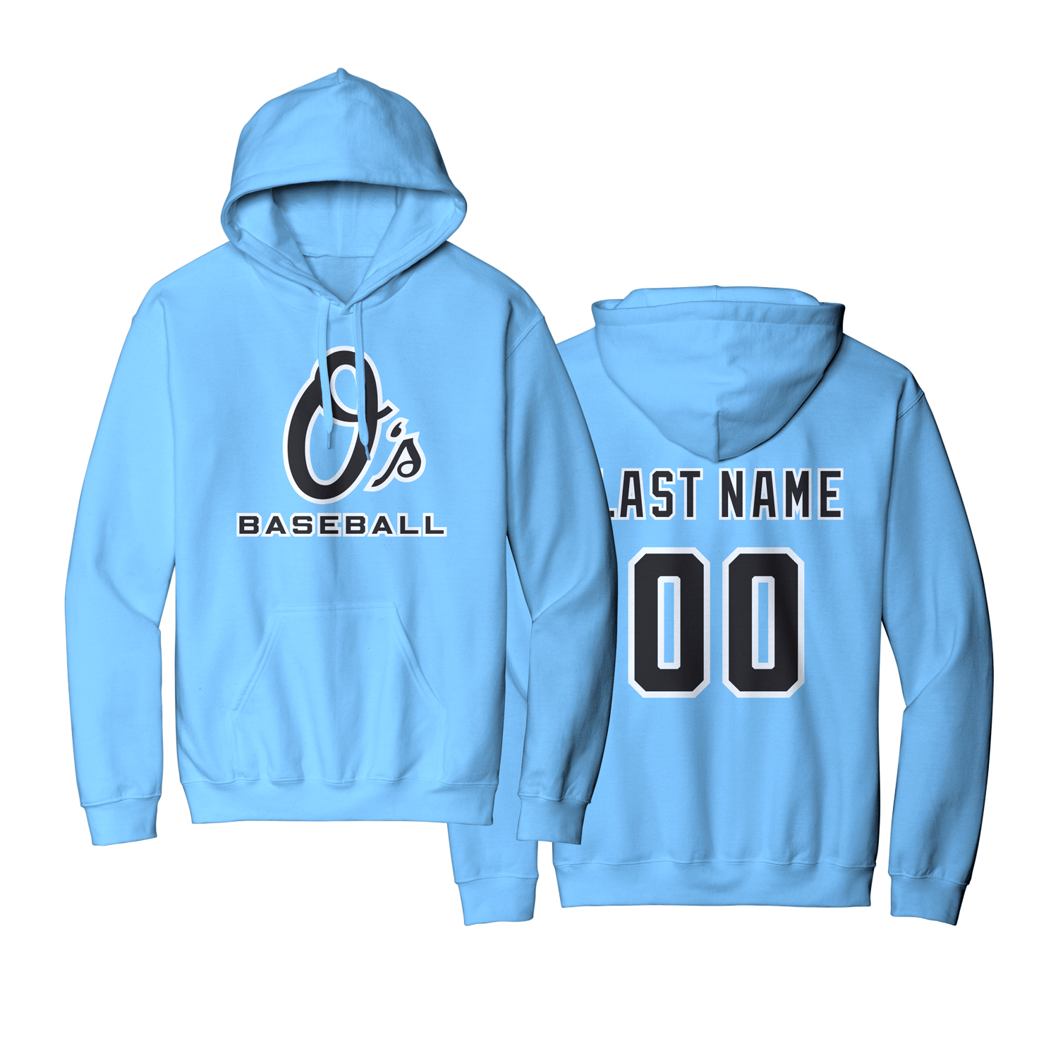 O's Baseball Fan Hoodie