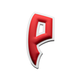 Phenoms "P" 3D Helmet Decal (Red/White)
