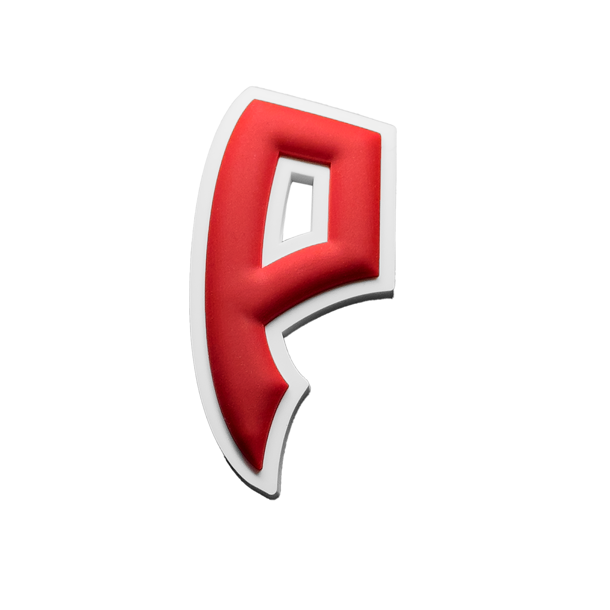 Phenoms "P" 3D Helmet Decal (Red/White)