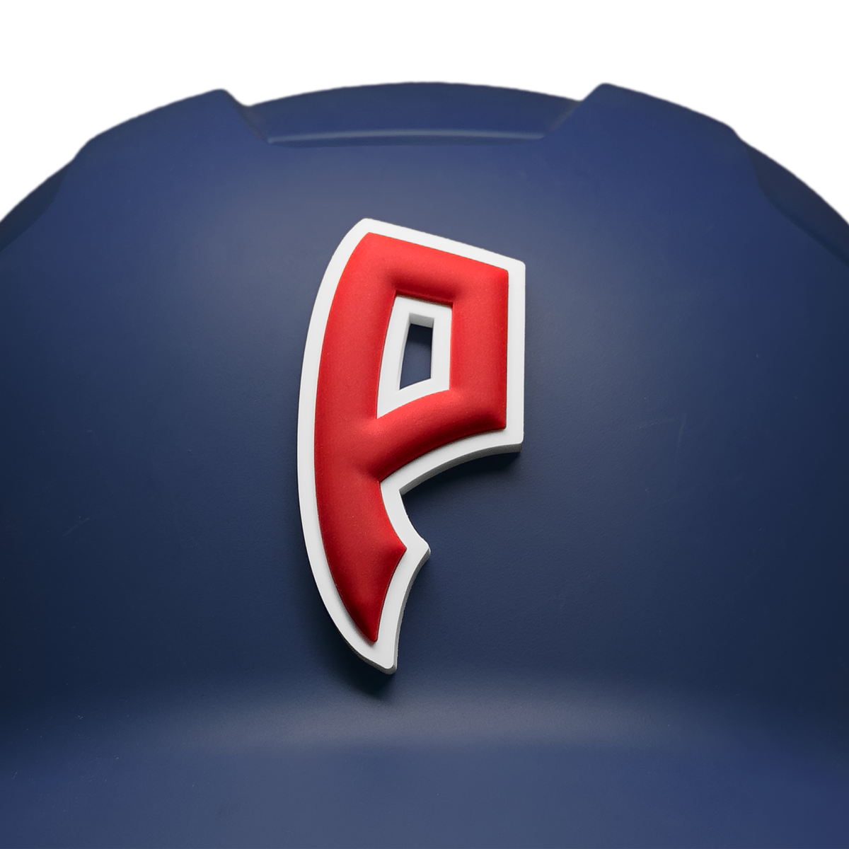 Phenoms "P" 3D Helmet Decal (Red/White)