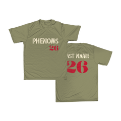 Phenoms Stencil "Scrimmage" Poly Tee