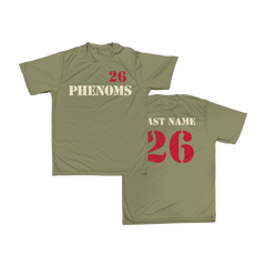 Phenoms Stencil "Scrimmage" Poly Tee