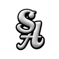 Santa Ana Pony "SA" 3D Helmet Decal