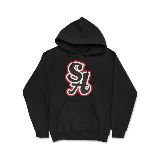 Santa Ana Pony Logo Hoodie (SA Black)