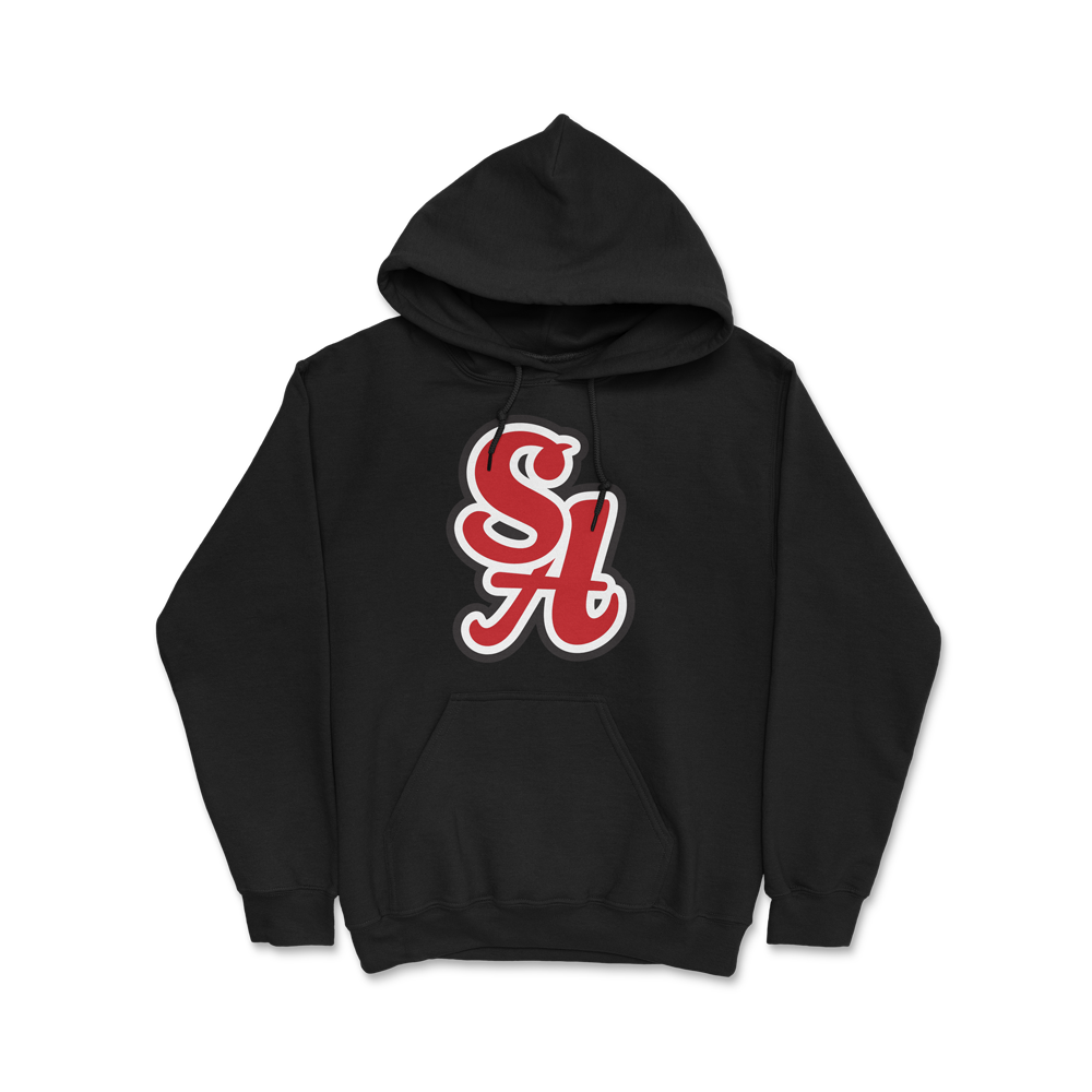 Santa Ana Pony Logo Hoodie (SA Red)