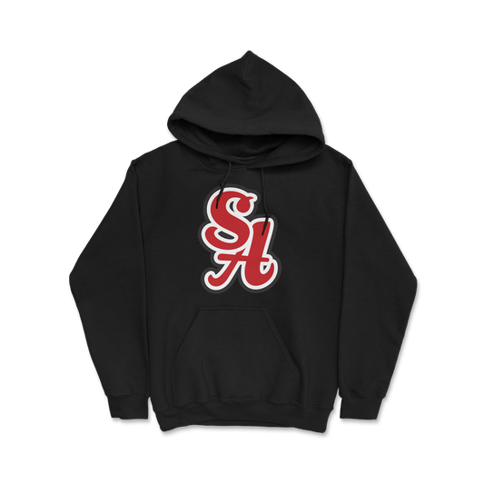 Santa Ana Pony Logo Hoodie (SA Red)