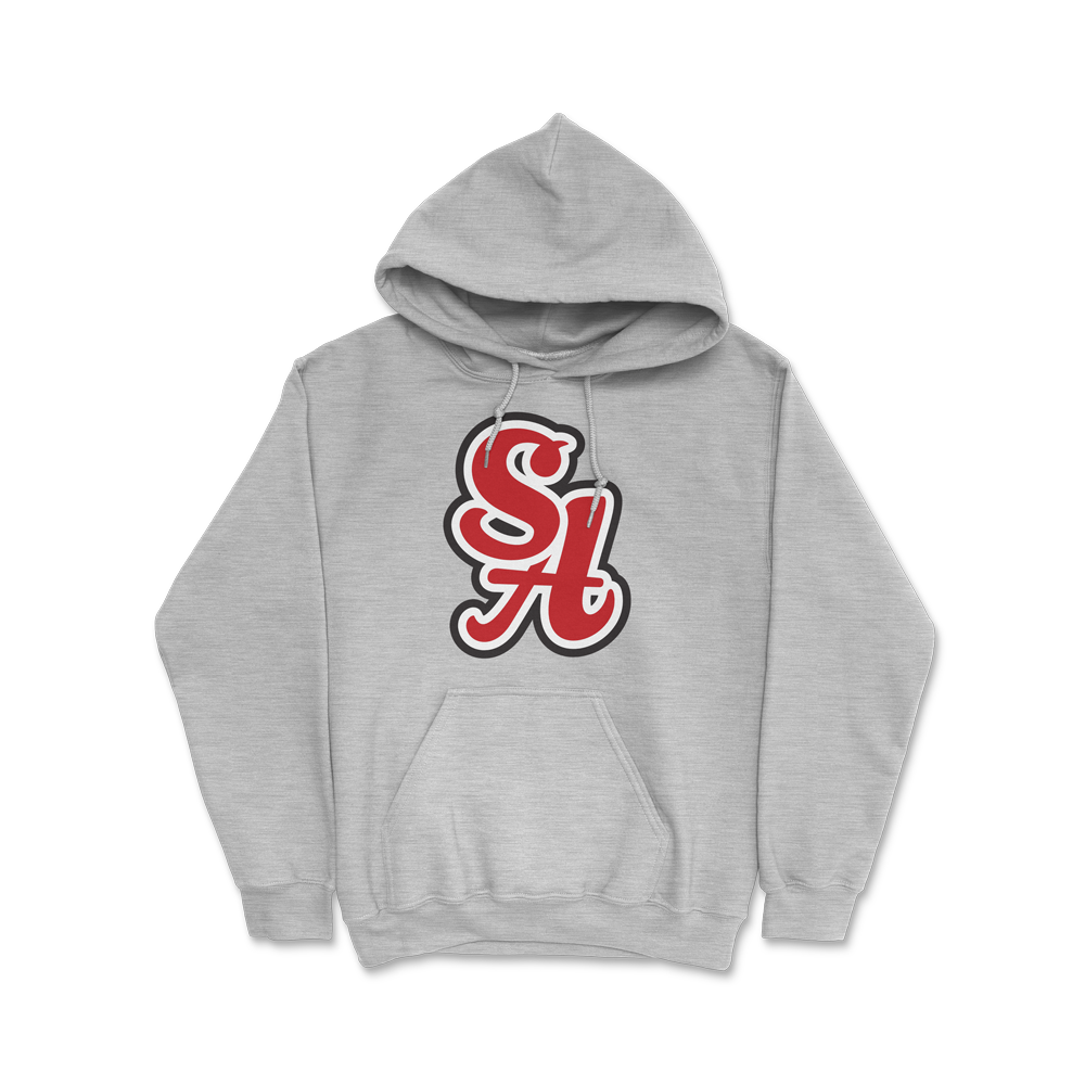 Santa Ana Pony Logo Hoodie (SA Red)