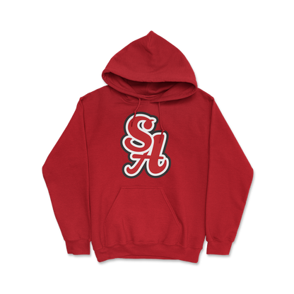 Santa Ana Pony Logo Hoodie (SA Red)