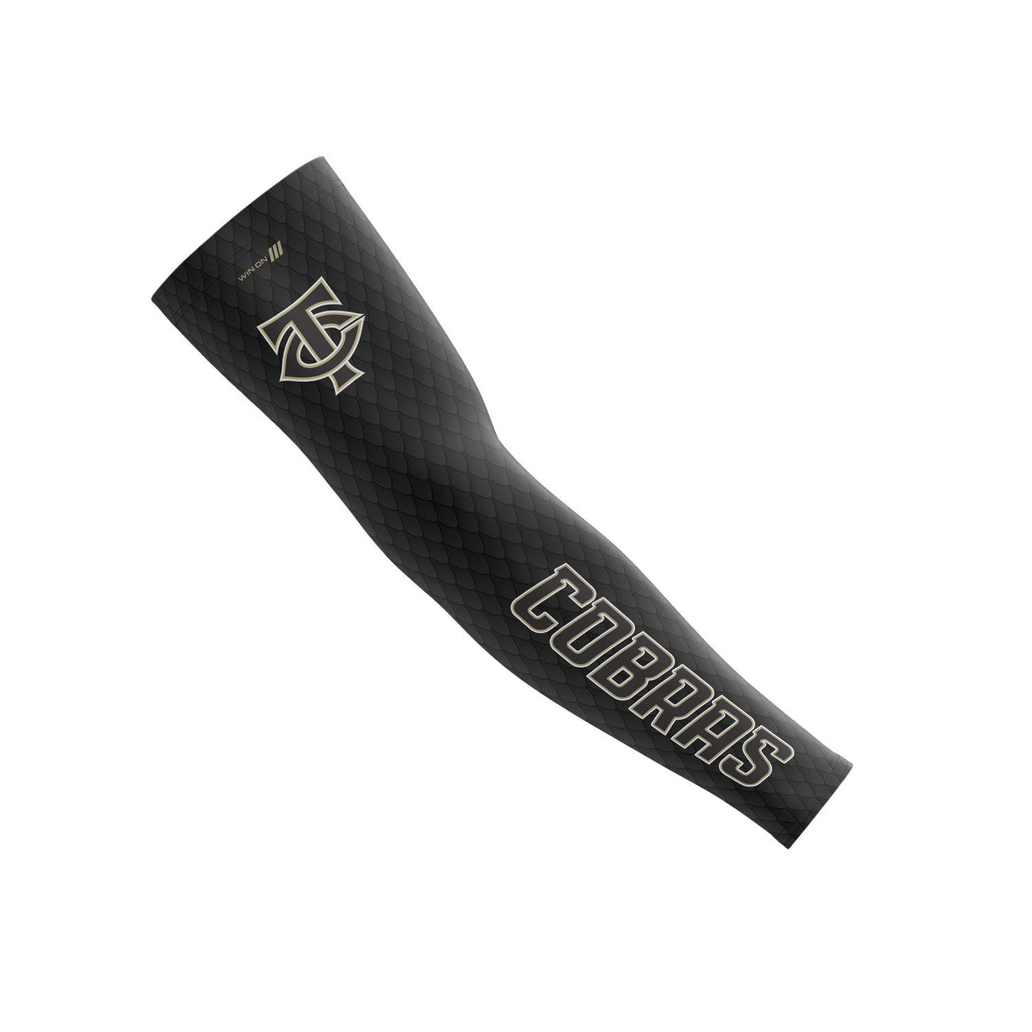 Tustin Cobras "Scales" Compression Sleeve (Black)