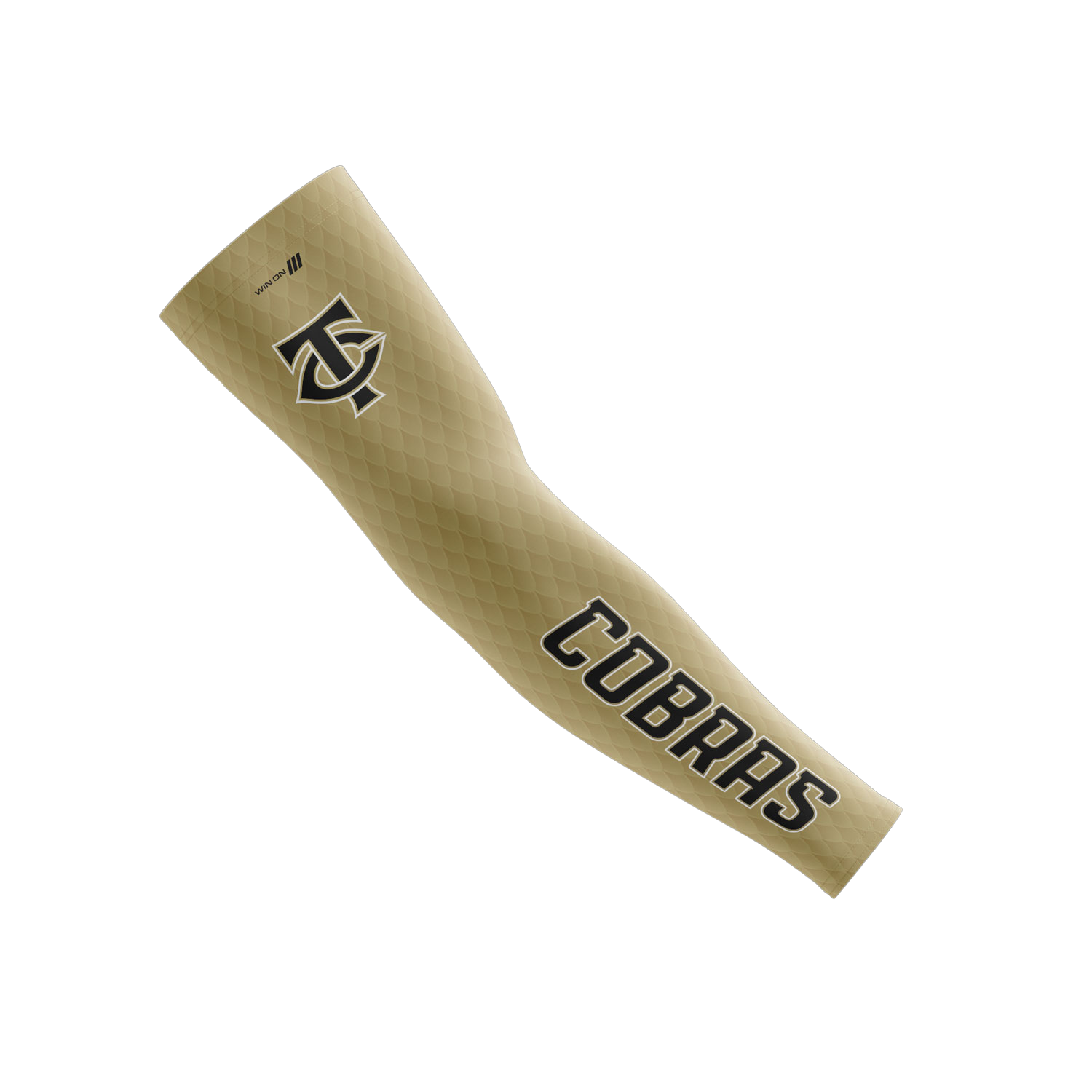 Tustin Cobras "Scales" Compression Sleeve (Gold)