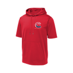 Crush Short Sleeve Poly Fleece Hoodie