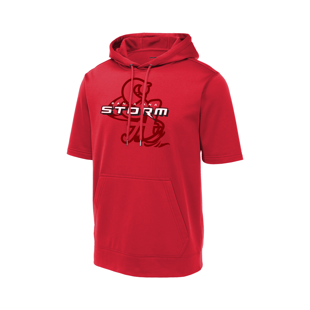 SA Storm Short Sleeve Poly Fleece Hoodie