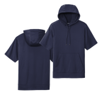 [Sport-Tek_YST251_ST251] Sport-Wick Fleece Short Sleeve Hooded Pullover