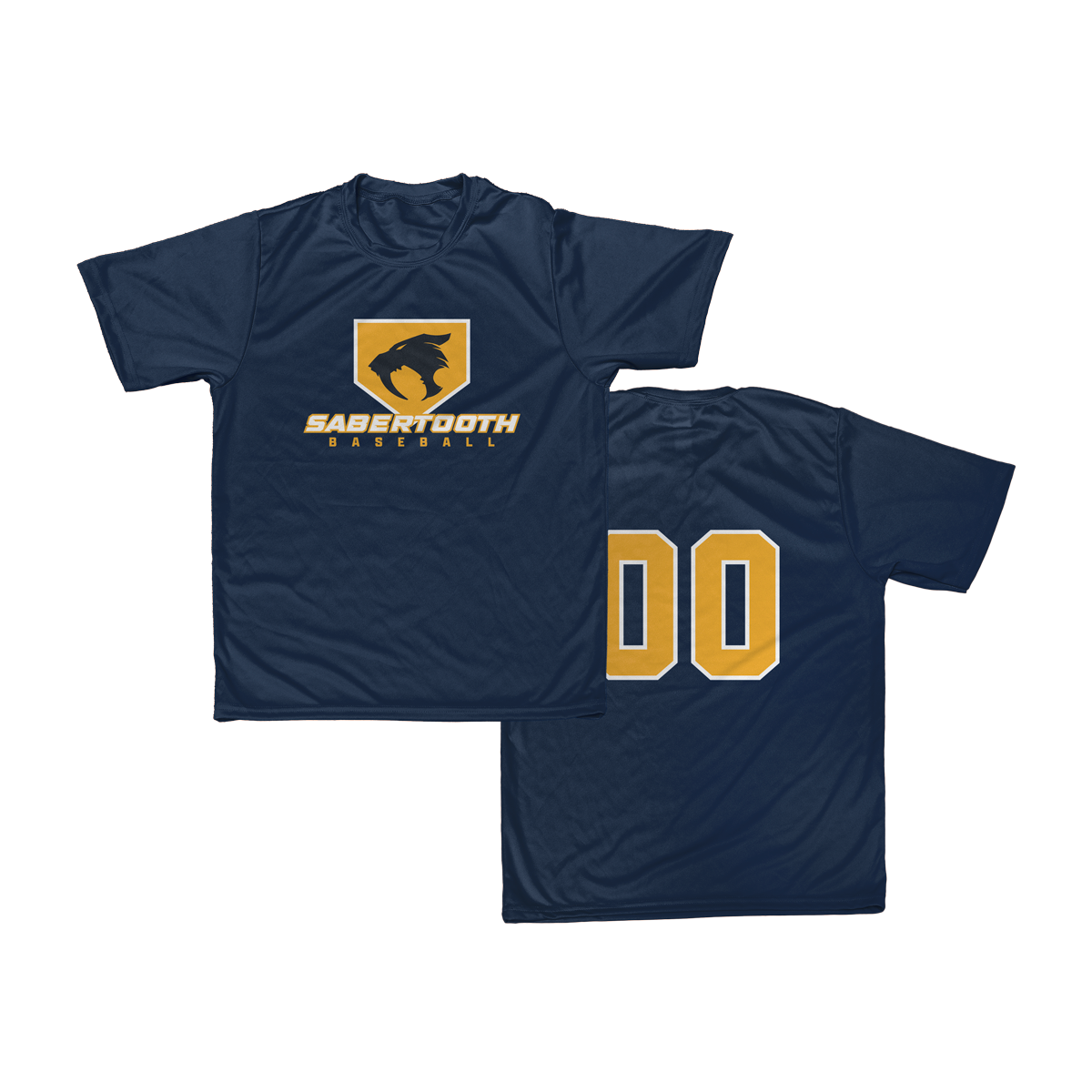 Sabertooth "Scrimmage" Tee - Navy