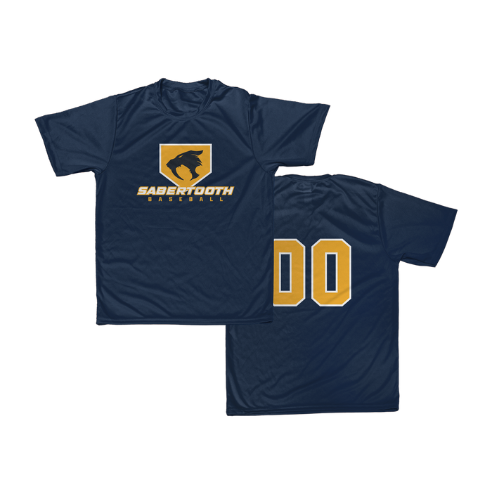 Sabertooth "Scrimmage" Tee - Navy