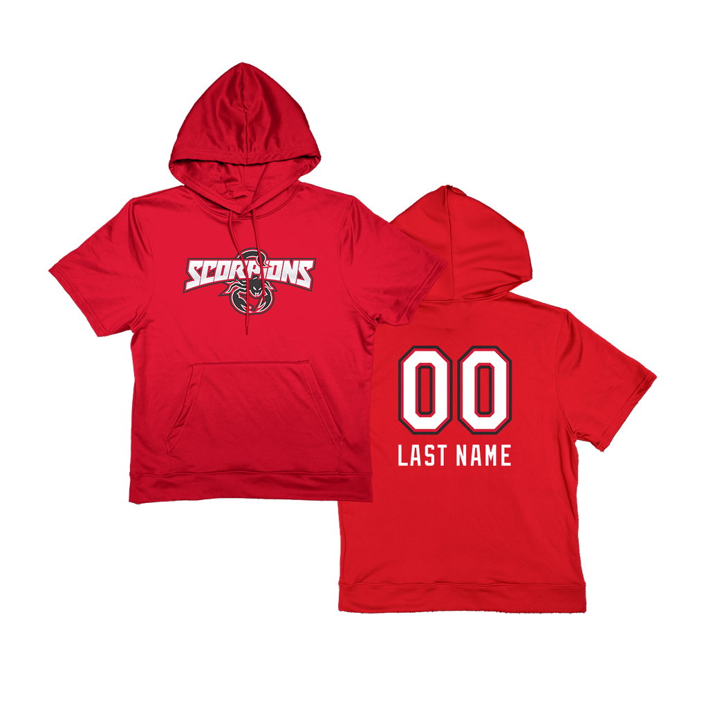 Scorpions Short Sleeve Poly Fleece Hoodie