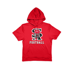 SA Football Short Sleeve Poly Fleece Hoodie