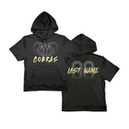 Tustin Cobras "Graffiti" Short Sleeve Poly Fleece Hoodie