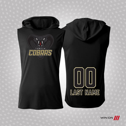 Tustin Cobras Sleeveless Hooded Dry Fit