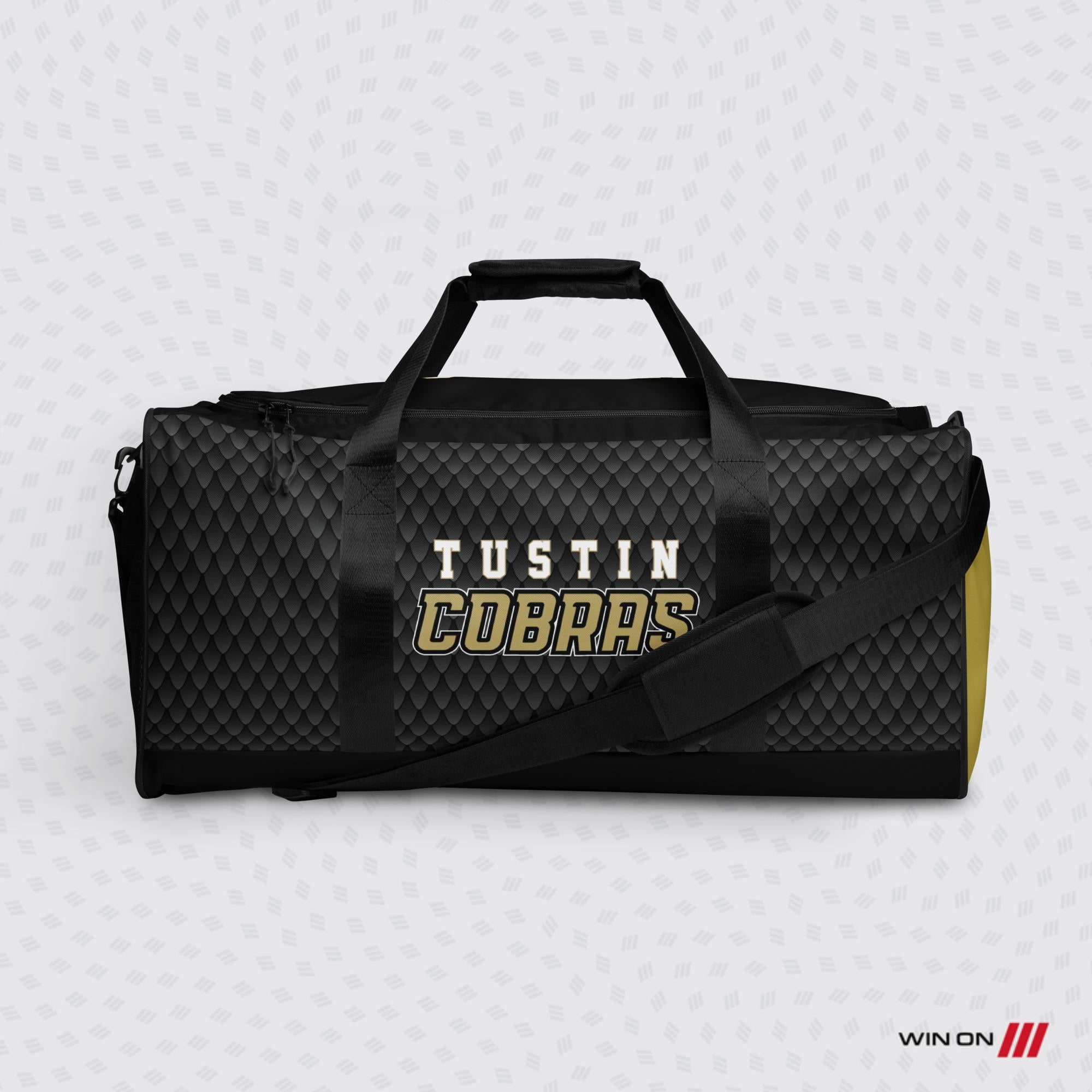 Tustin Cobras "Black Scales" Player Duffel Bag