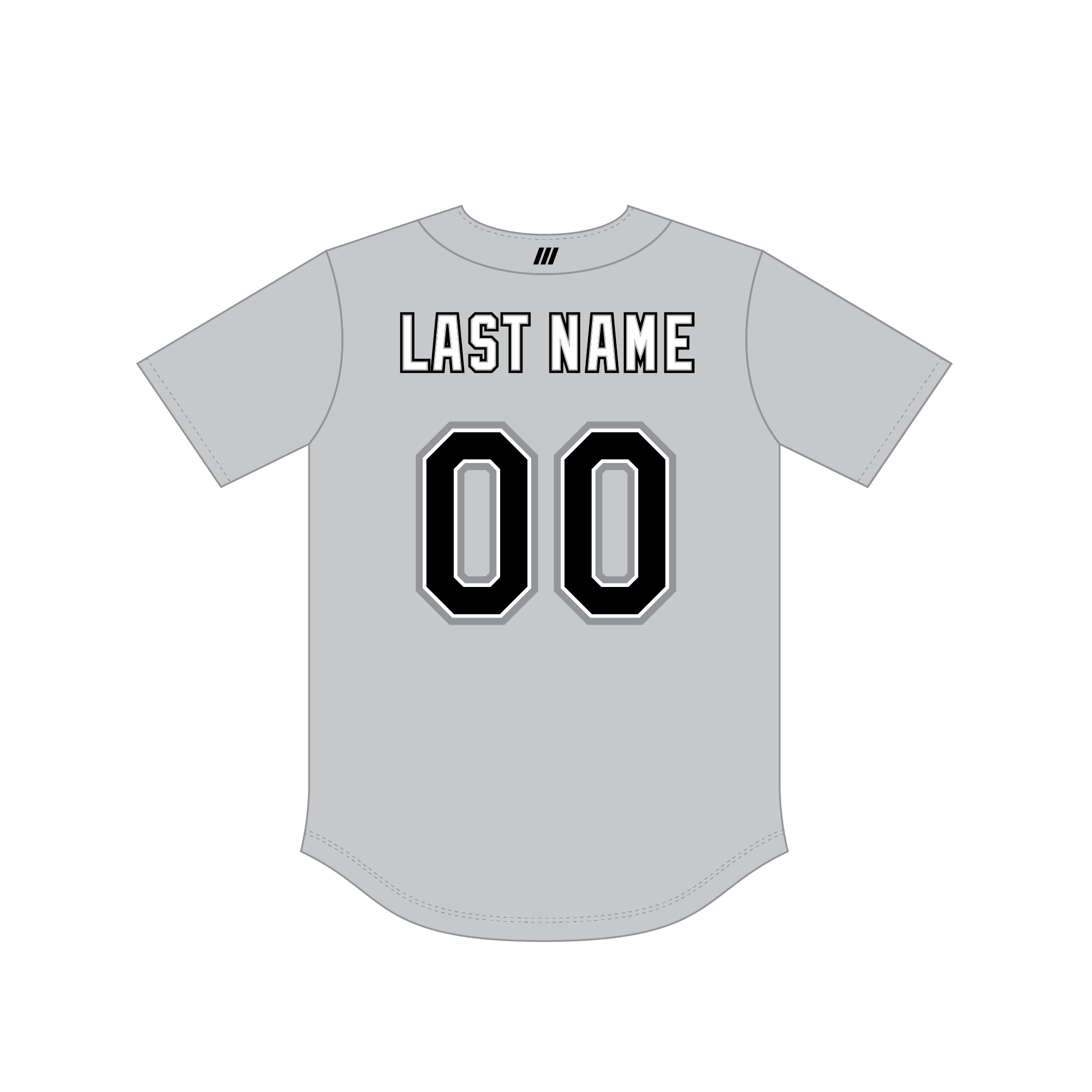 Custom Full Button Jersey (Sublimated)
