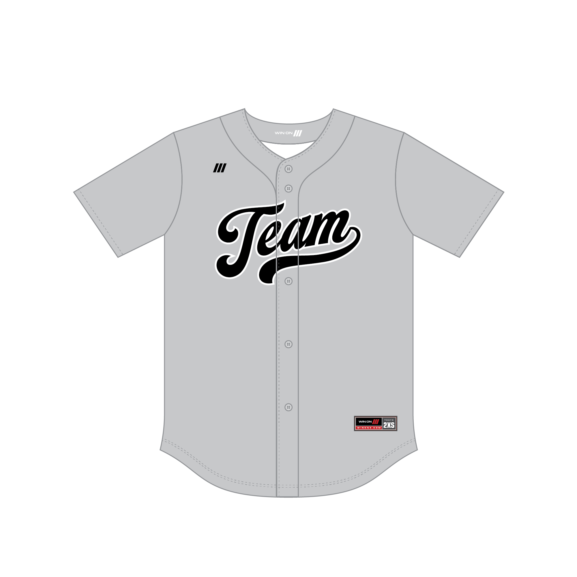 Custom Full Button Jersey (Sublimated)