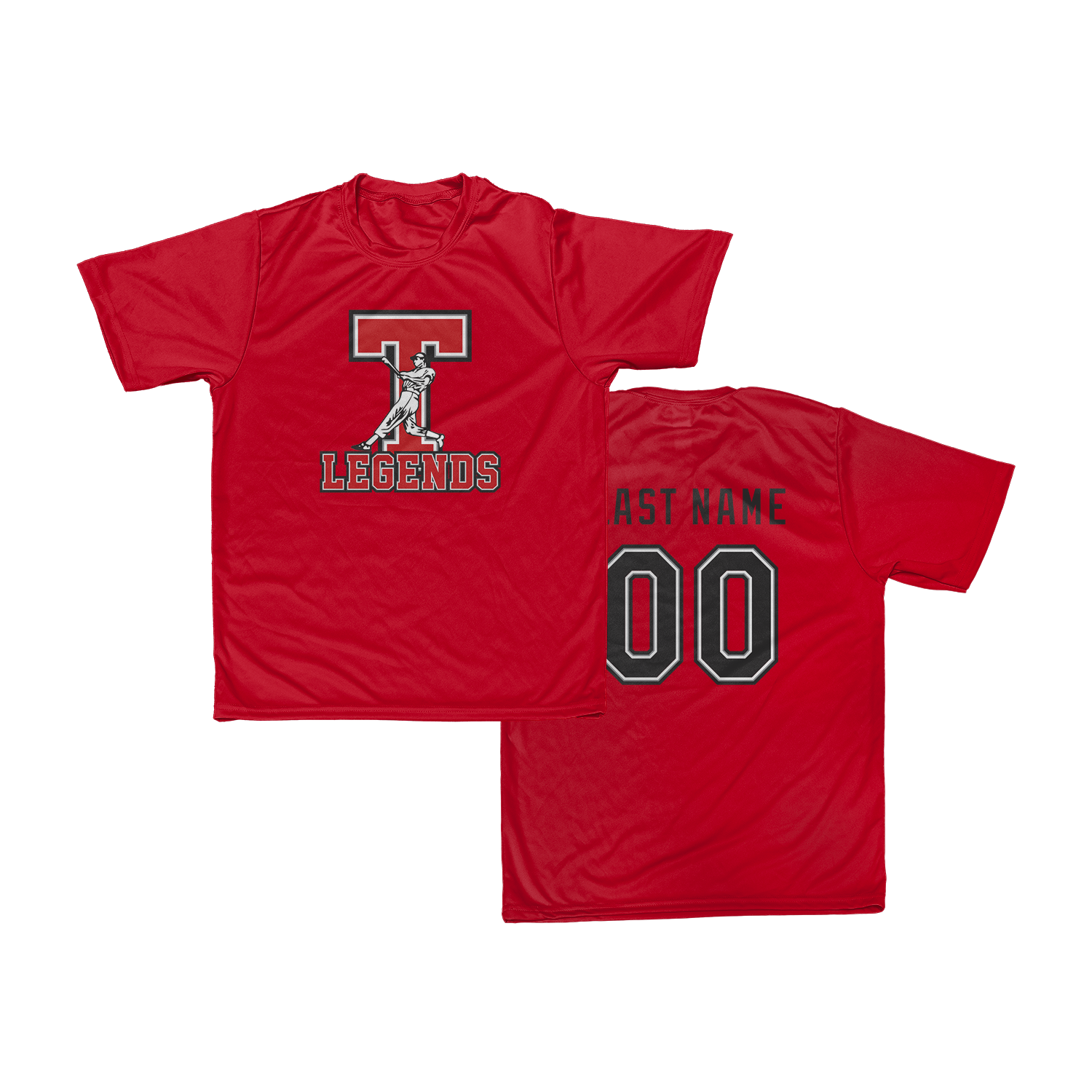 Tustin Legends "Scrimmage" Performance Tee (Red)