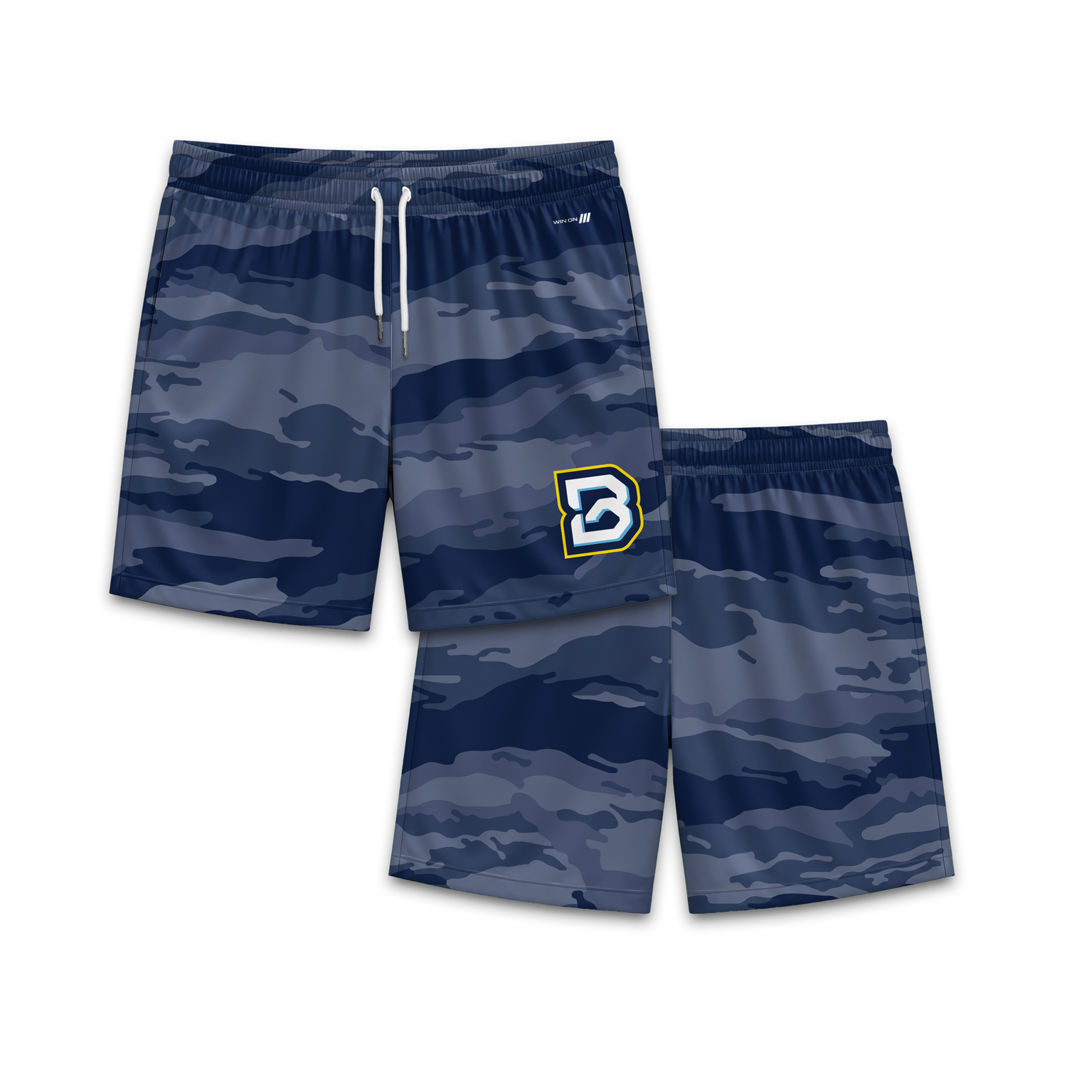 BOTS Camo Training Shorts (Navy)