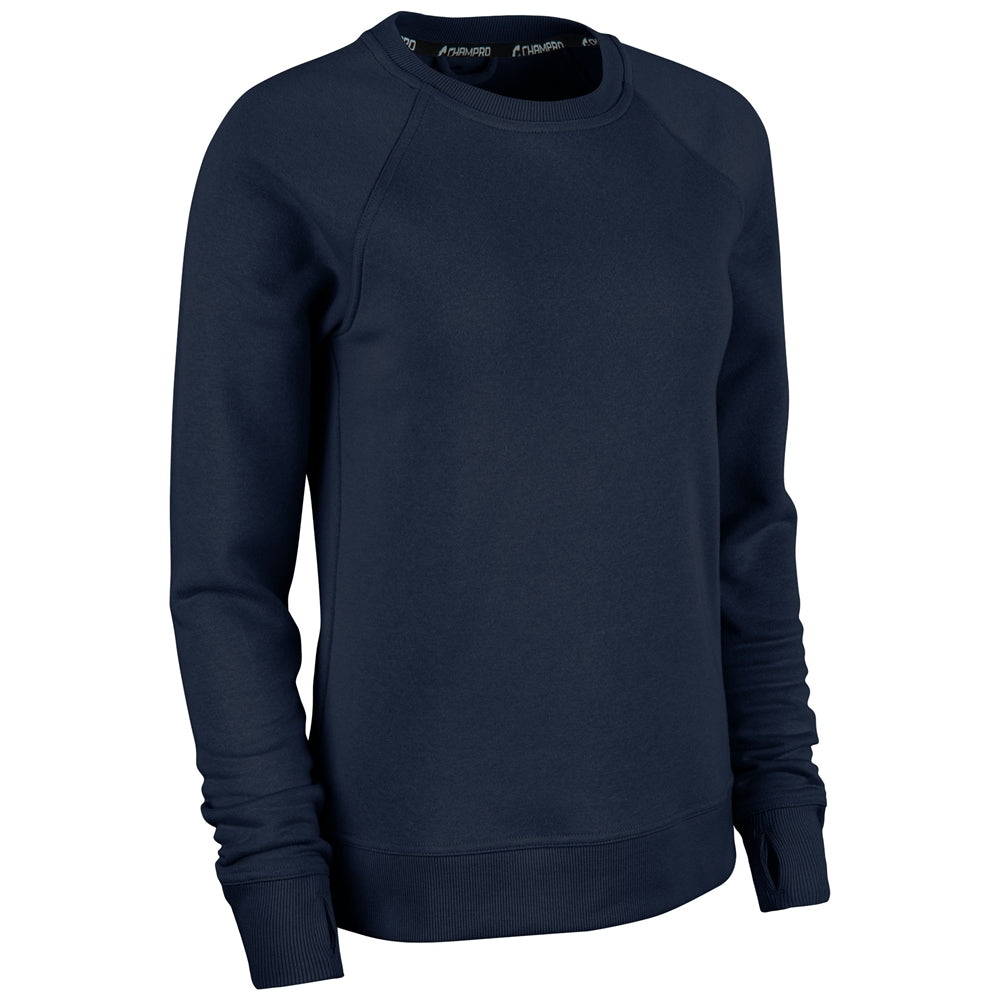 Champro_VFSH2 - Victory Fleece Women's Split Hem Crew