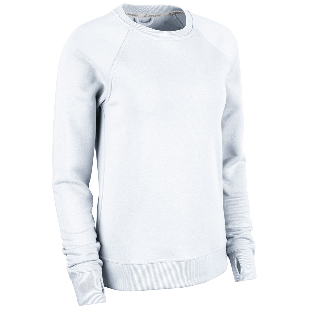 Champro_VFSH2 - Victory Fleece Women's Split Hem Crew