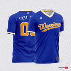 Warriors Poly Tee Jersey (V-Neck)