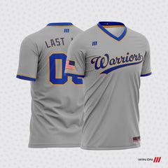 Warriors Poly Tee Jersey (V-Neck)