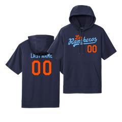 Los Rancheros - Sport-Wick Fleece Short Sleeve Hooded Pullover