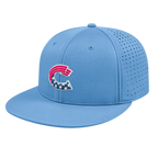 Crush Hat (Light Blue with Pink/Navy Embroidery)