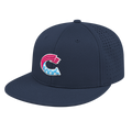 Crush Hat (Navy with Pink/Light Blue Embroidery)