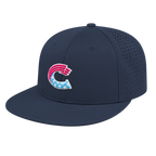 Crush Hat (Navy with Pink/Light Blue Embroidery)