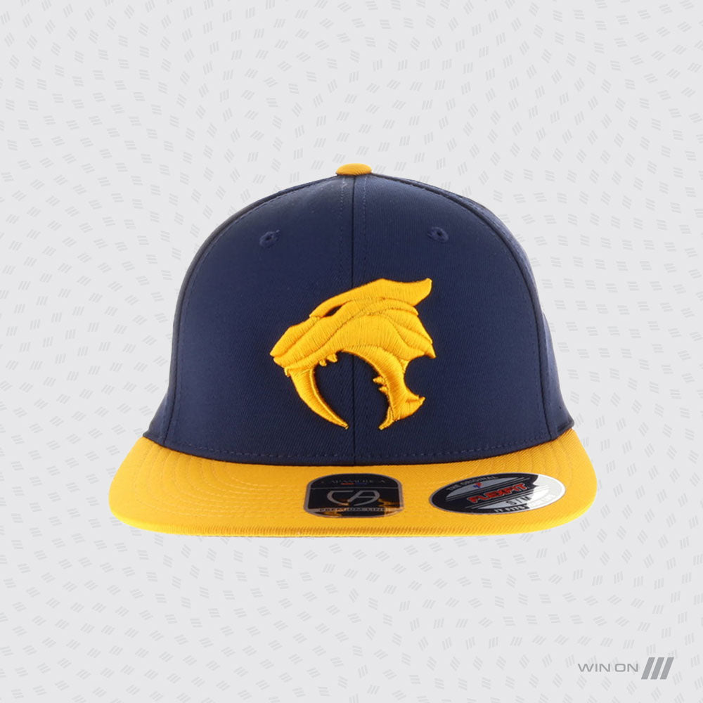 Sabertooth '24 - Flexfit Cap (Navy/Gold)