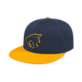 3D PVC Sabertooth - Flexfit Cap (Navy/Gold)